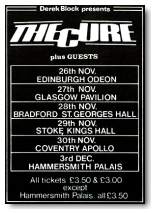 Cure tour 29/30-Nov-81