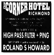 The Corner Hotel 17-Apr-99